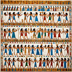 Ancient Egyptian Mural