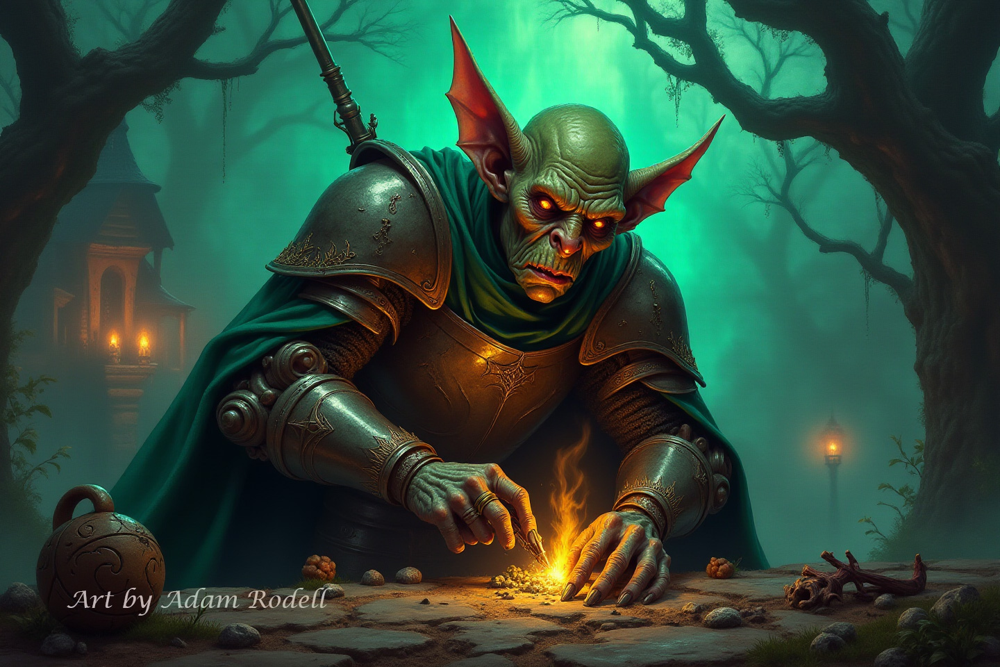 DARK FANTASY. Art by Adam Rodell