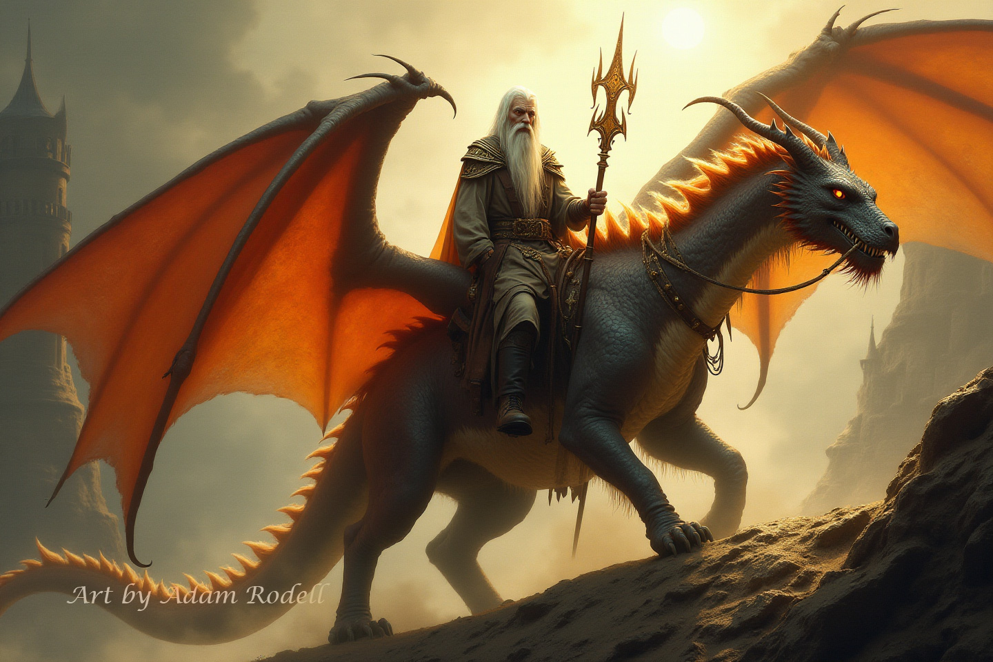 DARK FANTASY. Art by Adam Rodell