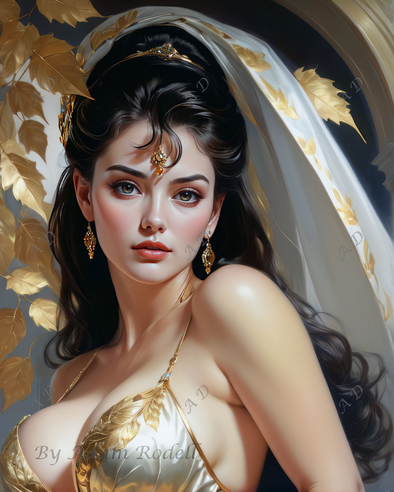 Fantasy Girls. Art by Adam Rodell