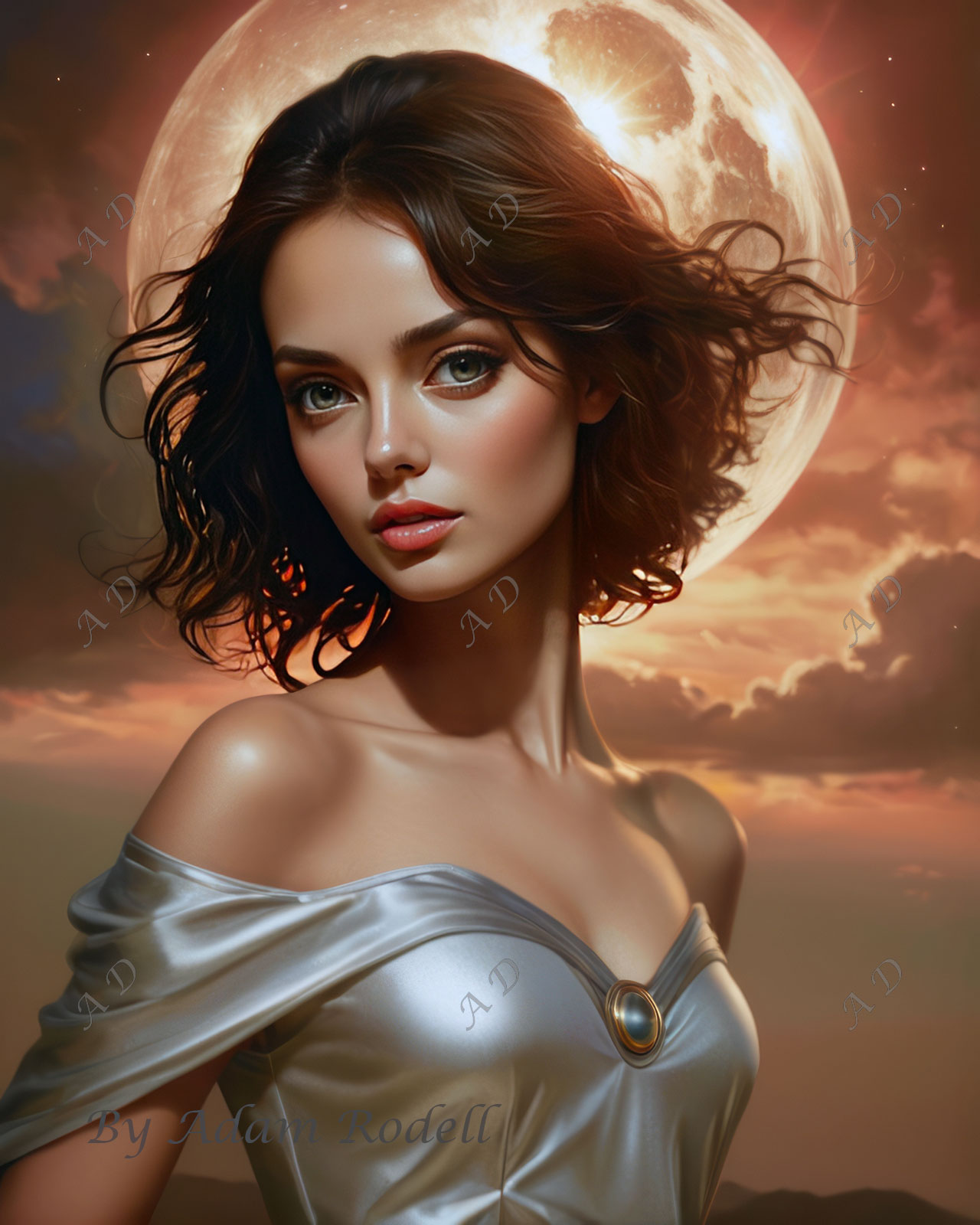 Fantasy Girls. Art by Adam Rodell