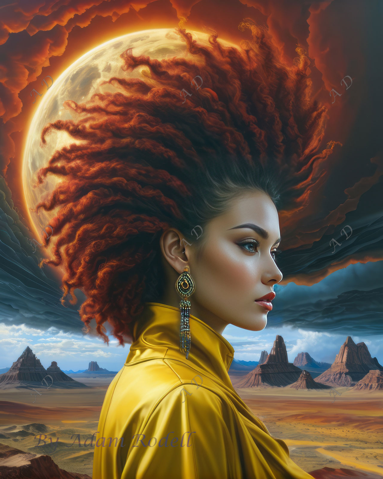 Fantasy Girls. Art by Adam Rodell