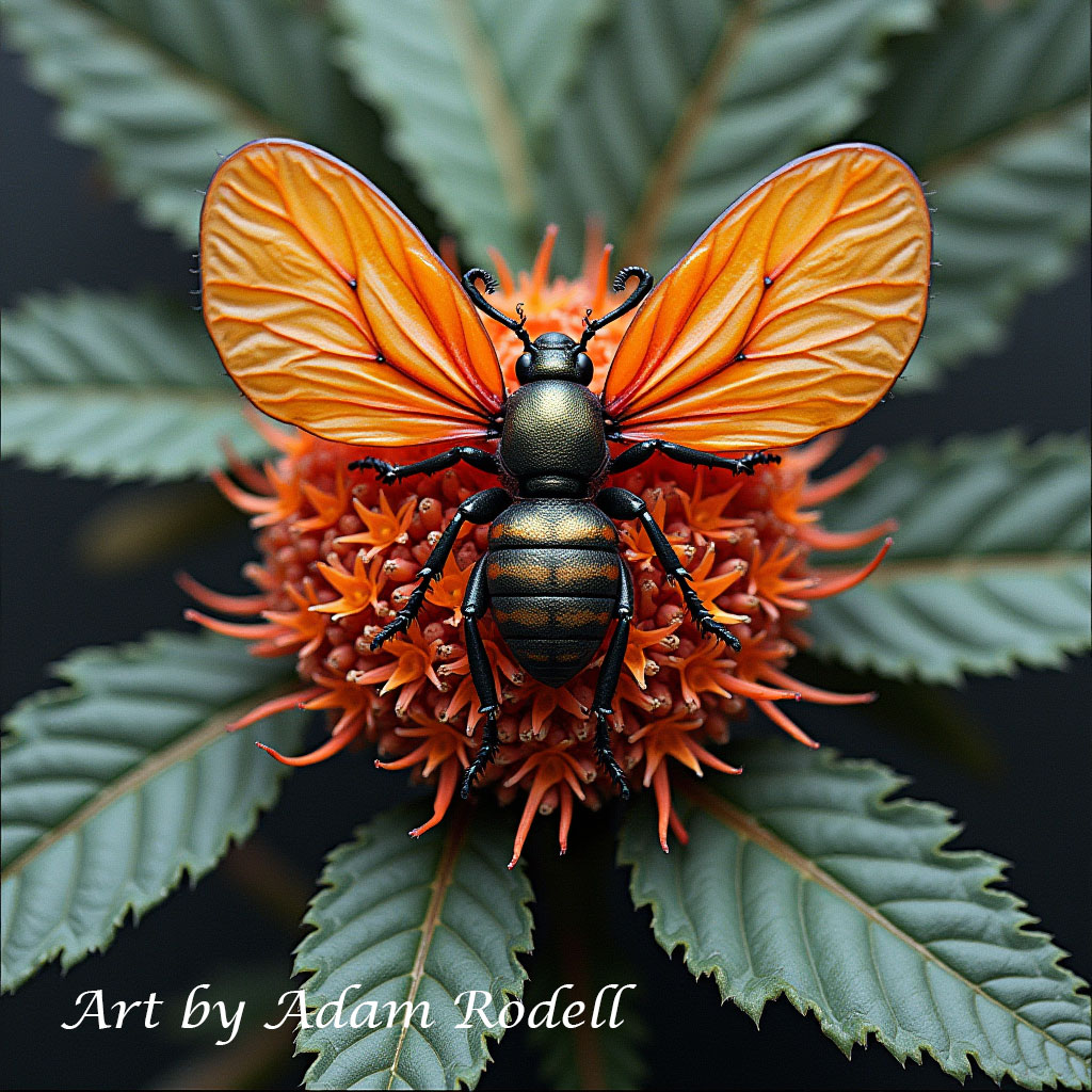 Bugs. Art by Adam Rodell