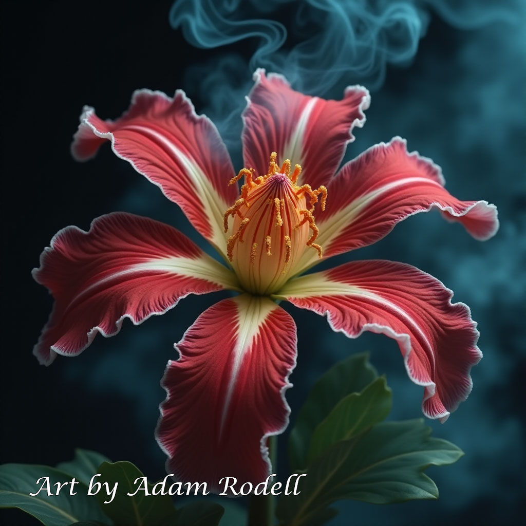 Surreal Flowers. Art by Adam Rodell