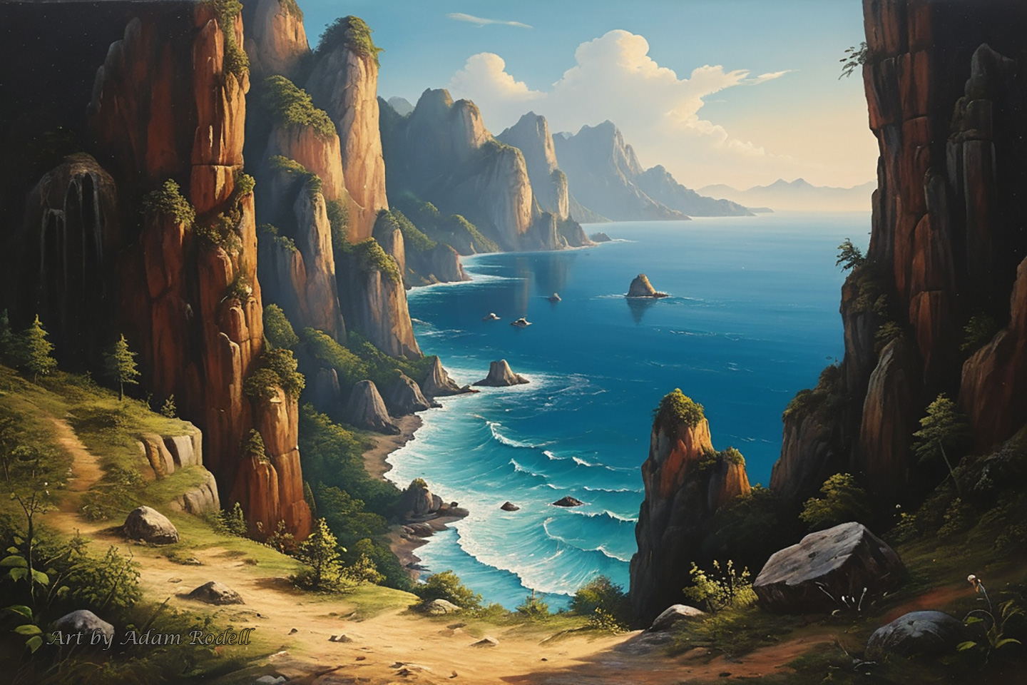 BEAUTIFUL NATURE. Art by Adam Rodell