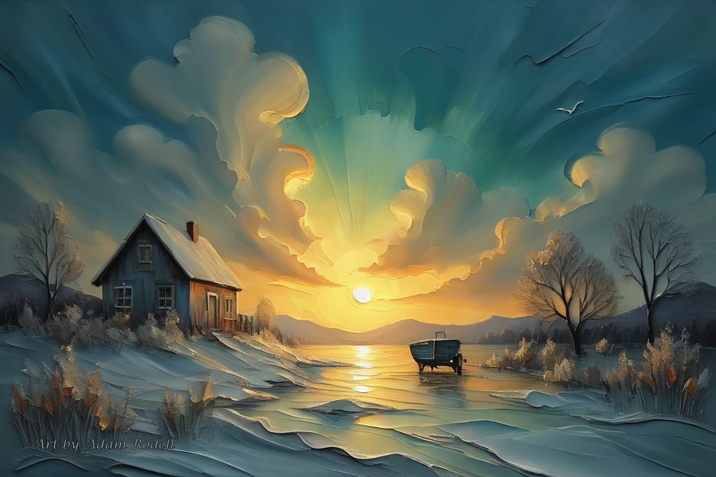 BEAUTIFUL NATURE. Art by Adam Rodell