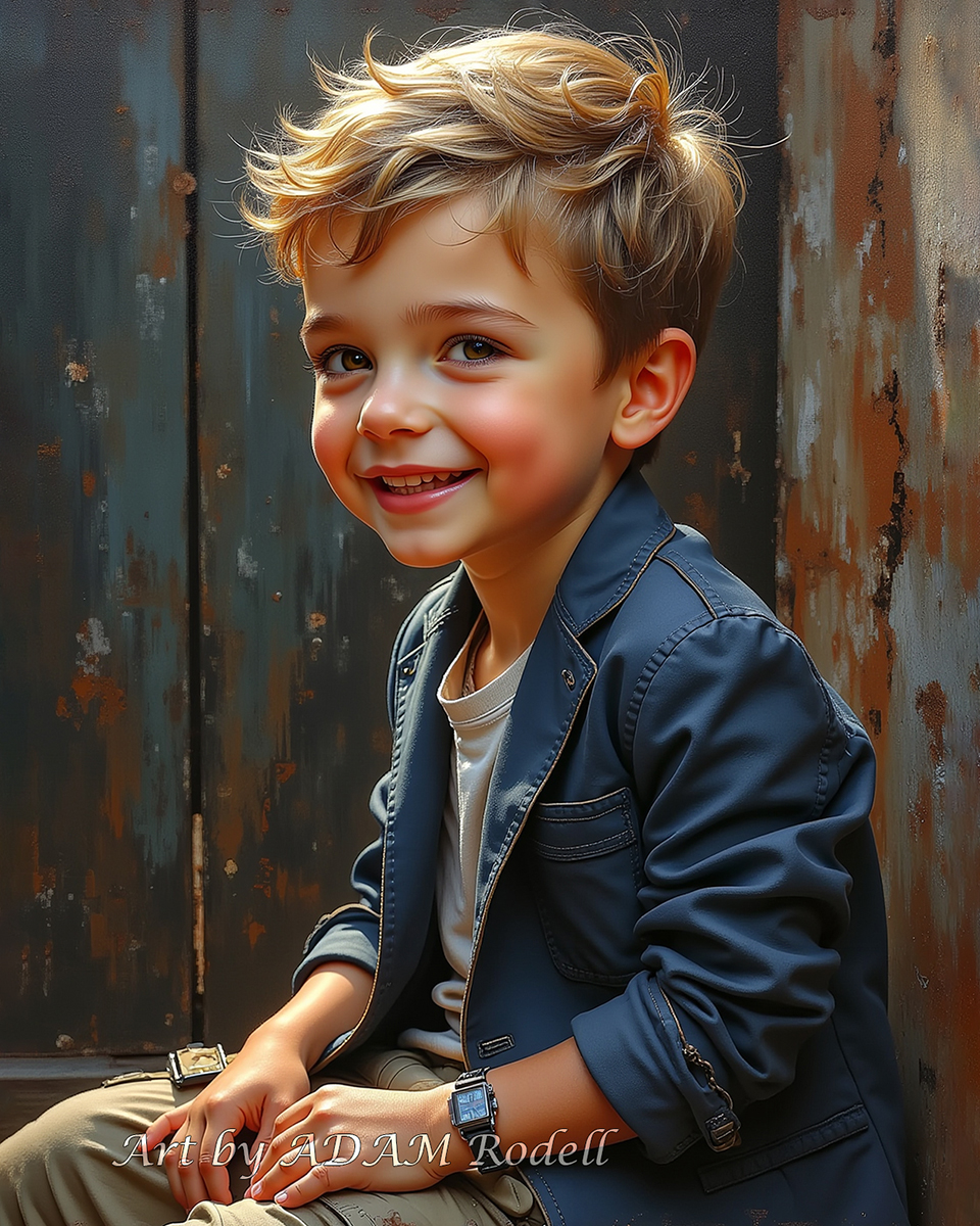 Children. Boys.
. Art by Adam Rodell
