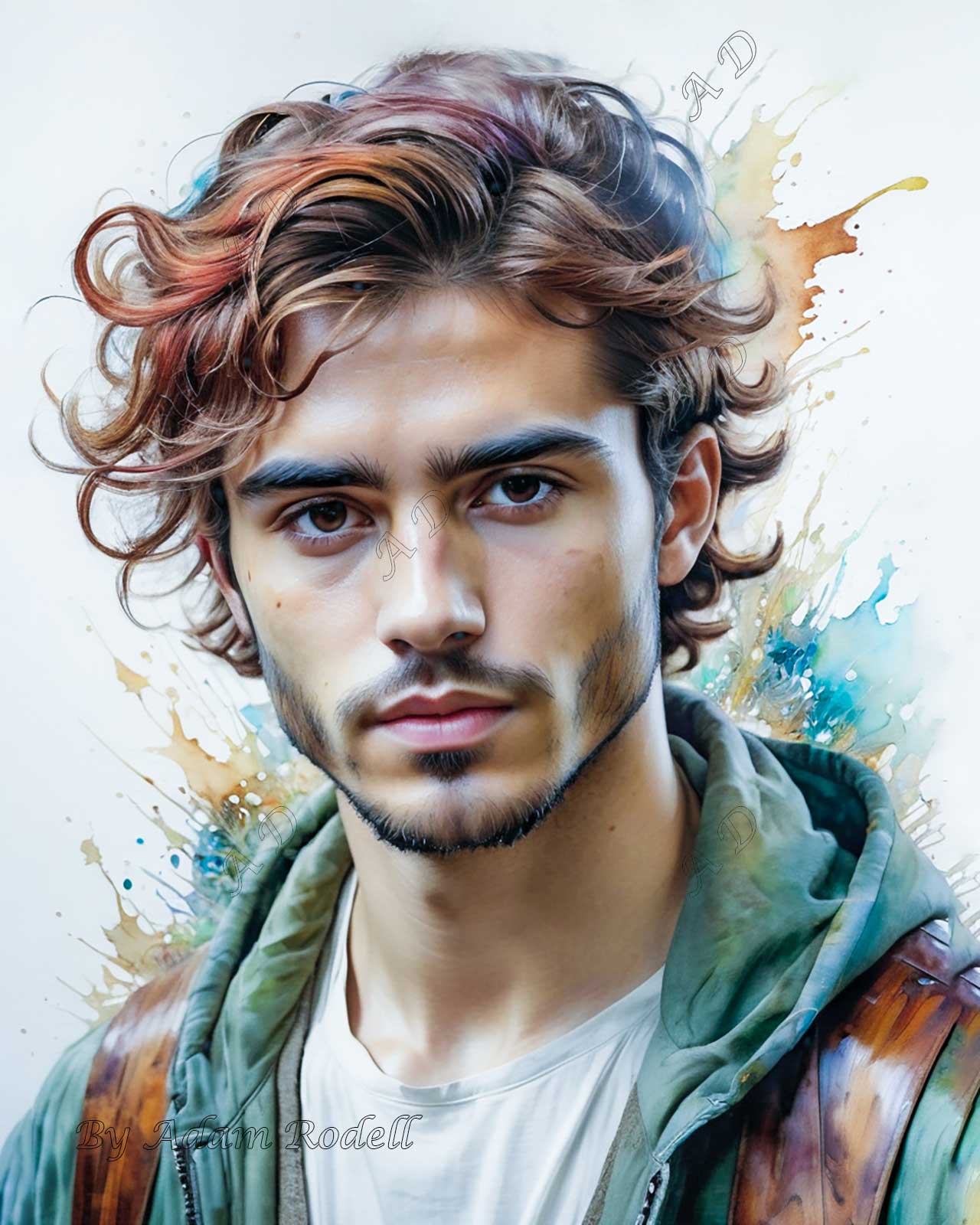 WATERCOLOR. Art by Adam Rodell