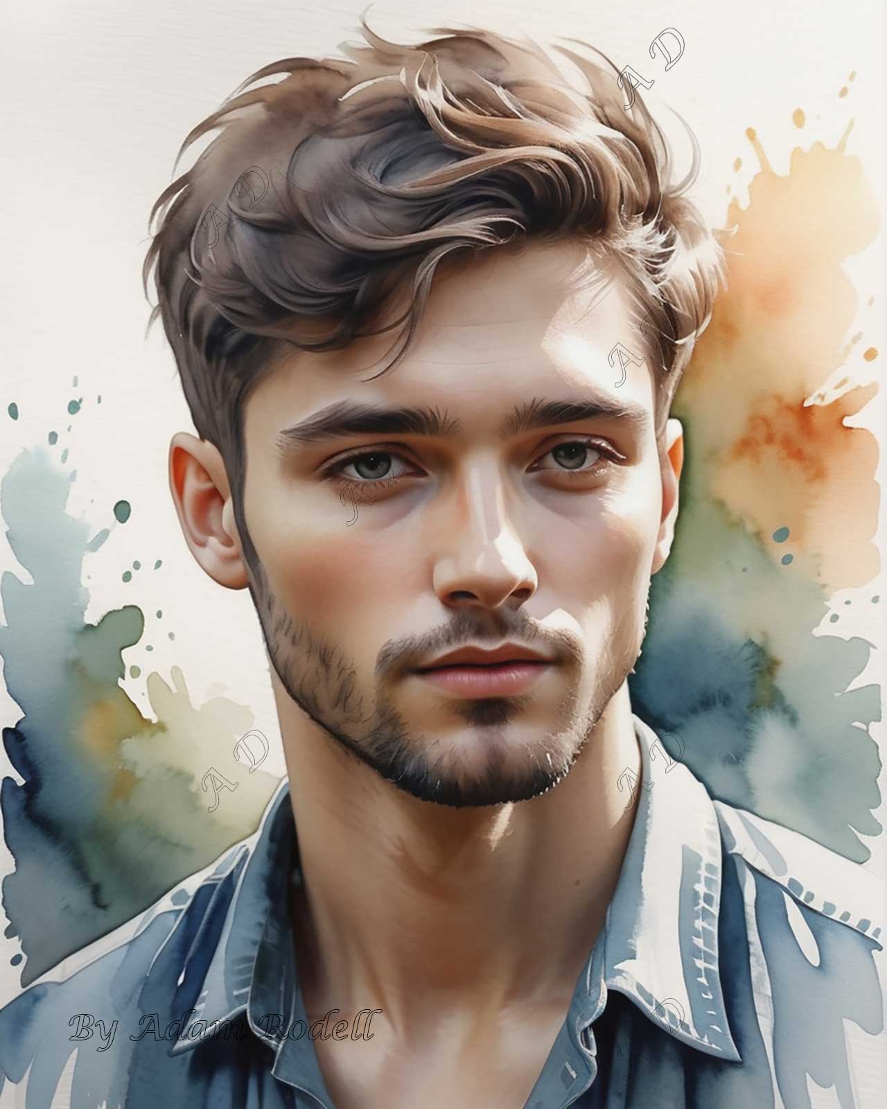 WATERCOLOR. Art by Adam Rodell