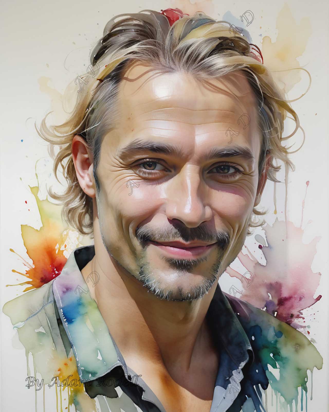 WATERCOLOR. Art by Adam Rodell