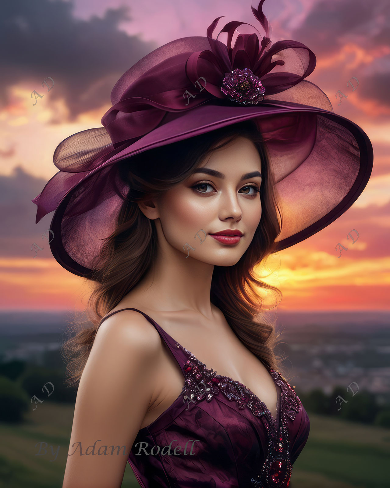 FANCY HATS. Art by Adam Rodell