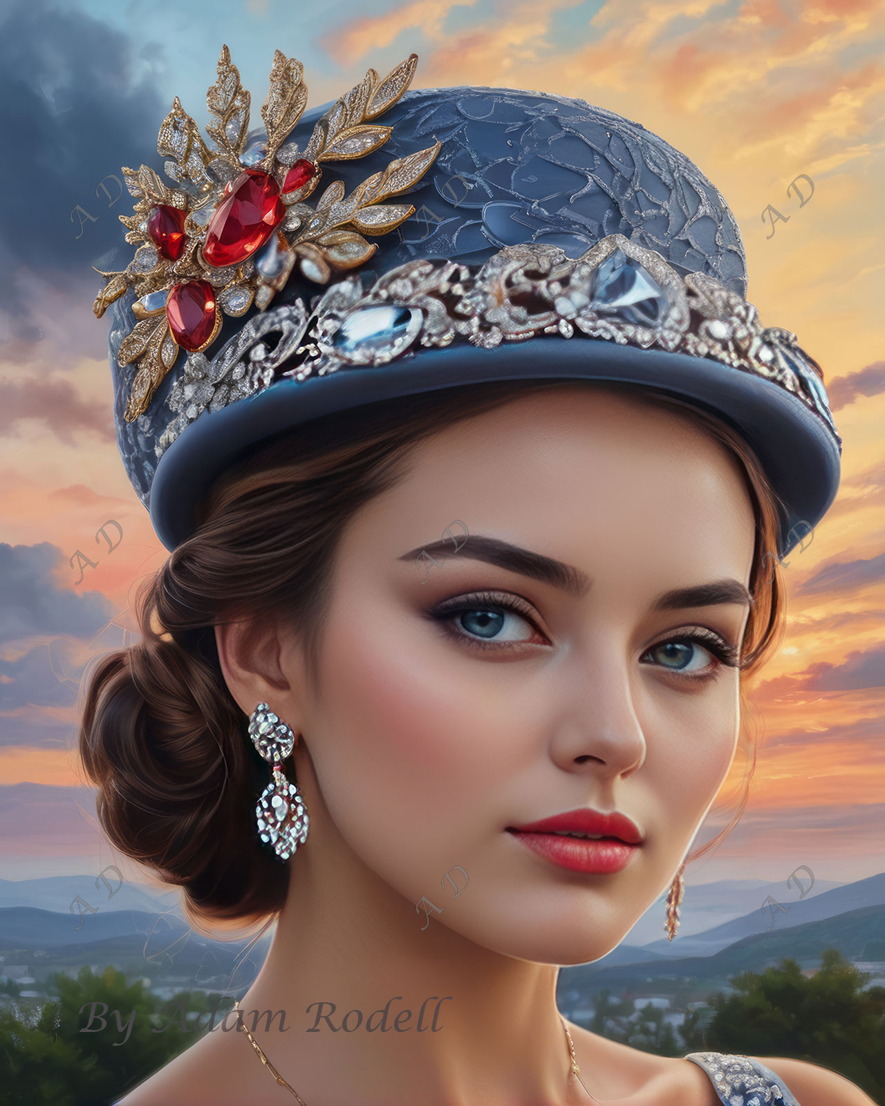FANCY HATS. Art by Adam Rodell
