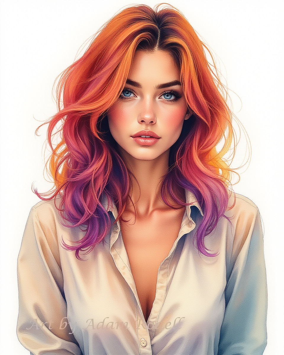PORTRAITS WOMEN. Art by Adam Rodell
