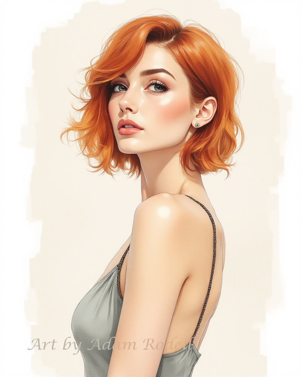 PORTRAITS WOMEN. Art by Adam Rodell