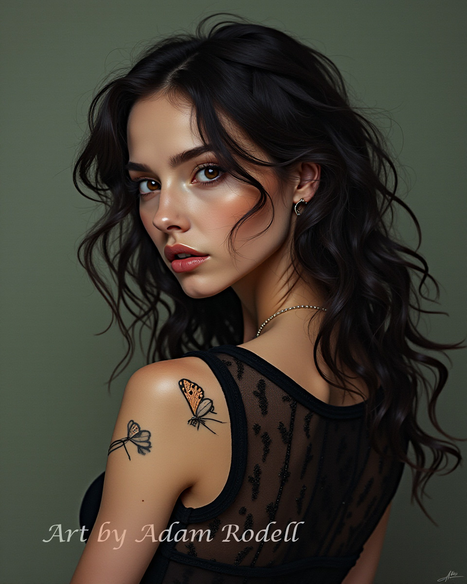 PORTRAITS WOMEN. Art by Adam Rodell