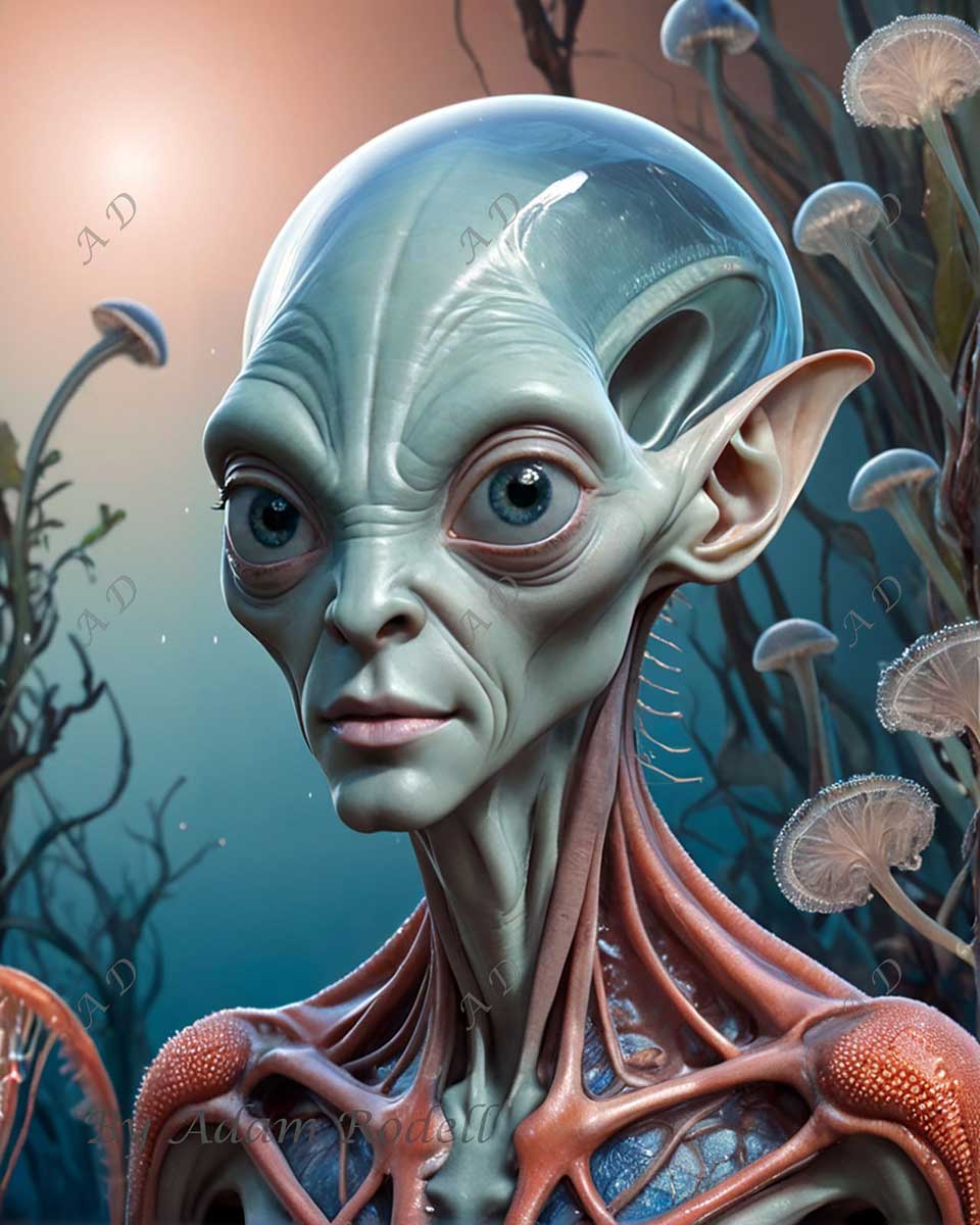ALIEN NATION. Art by Adam Rodell