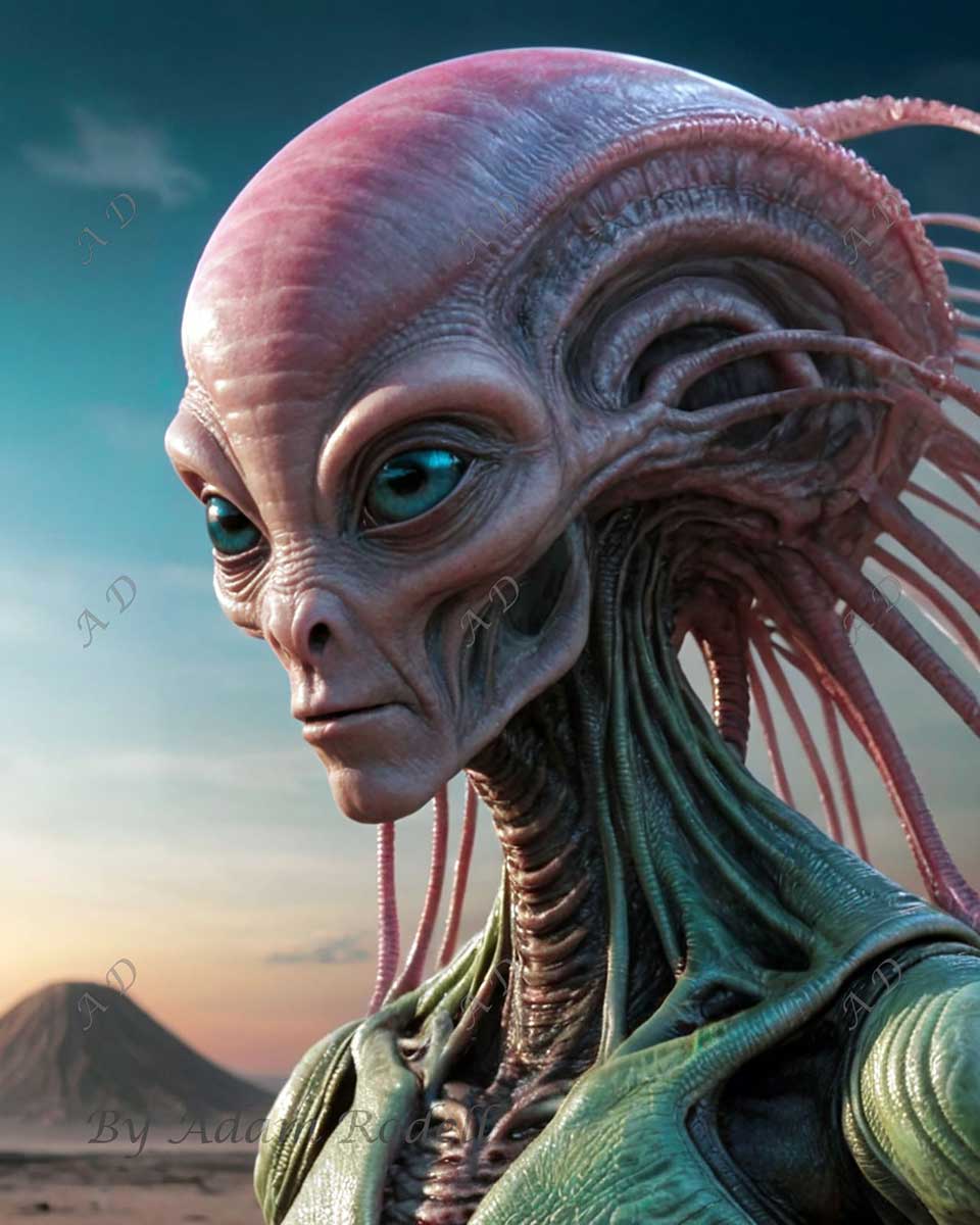 ALIEN NATION. Art by Adam Rodell