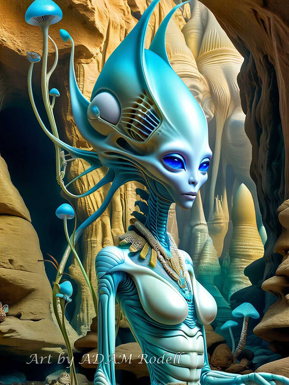 ALIEN NATION. Art by Adam Rodell