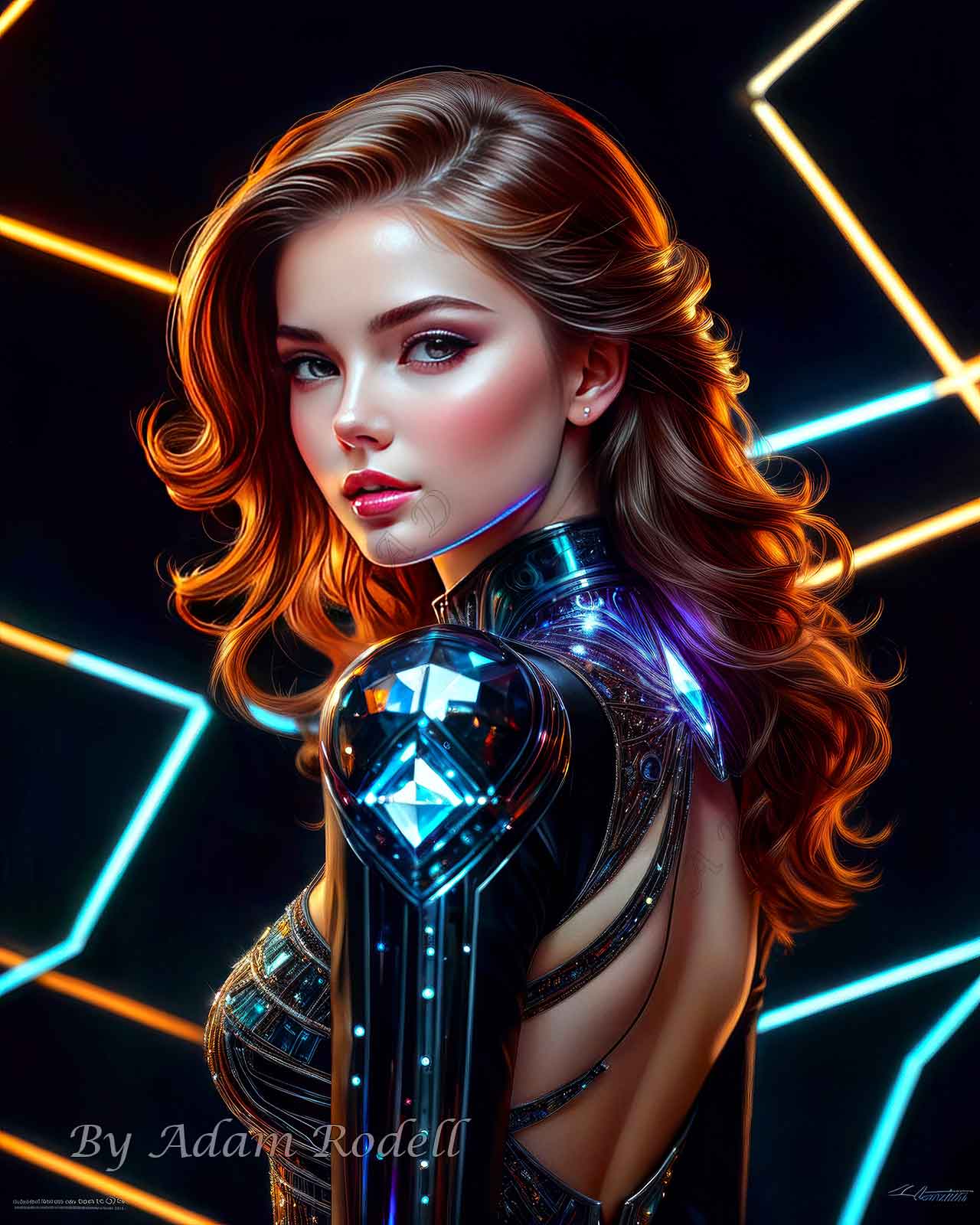 Sci-Fi PEOPLE and CREATURES. Art by Adam Rodell