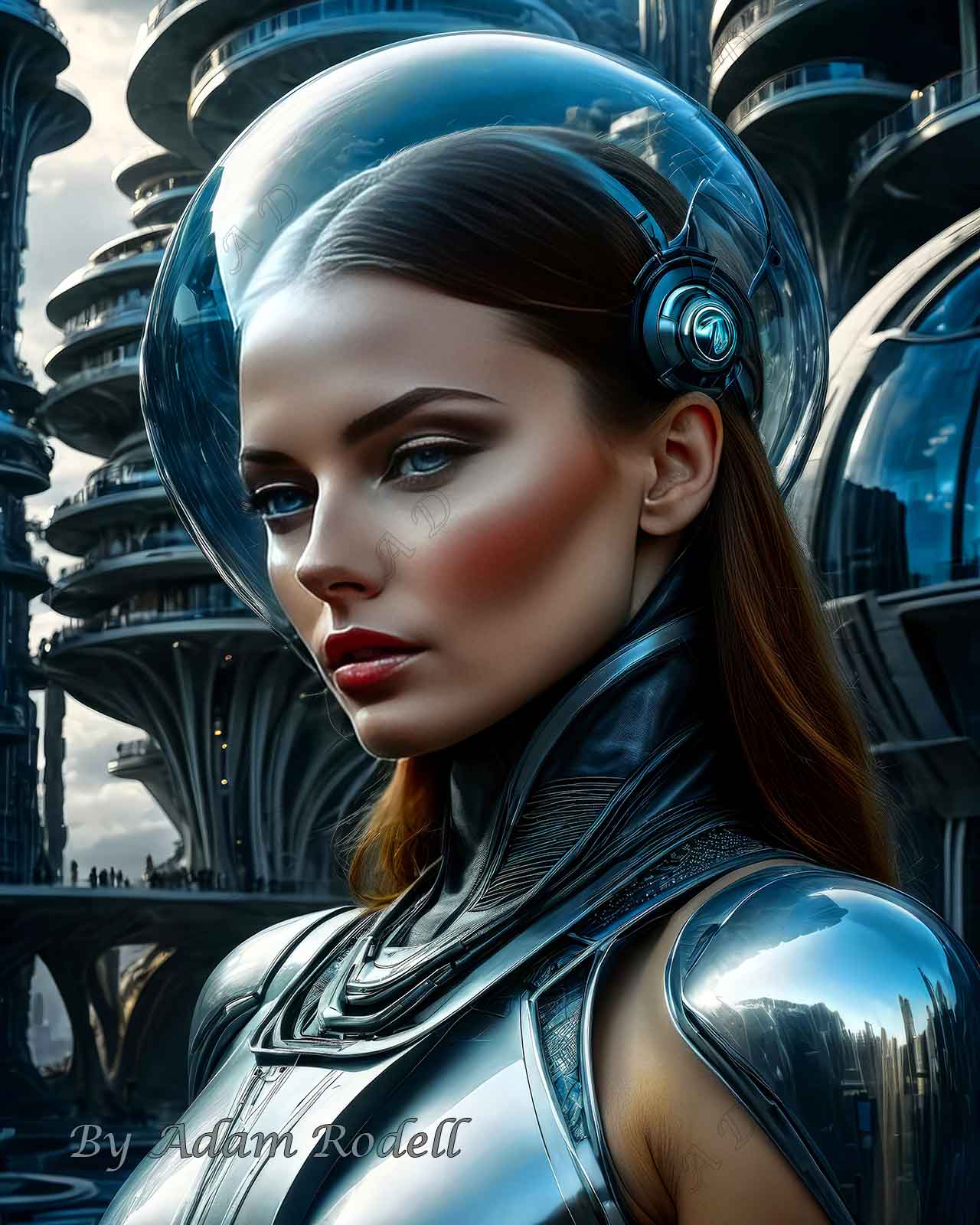 Sci-Fi PEOPLE and CREATURES. Art by Adam Rodell