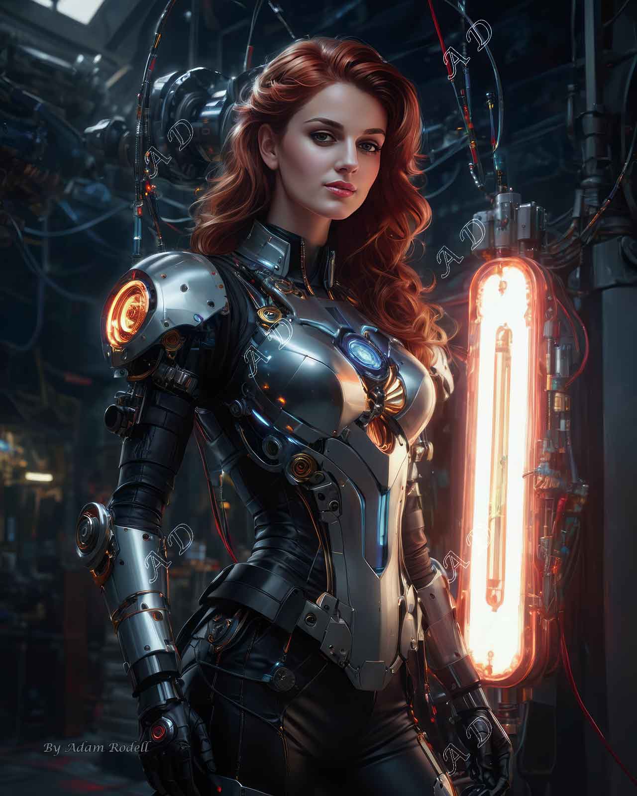 Sci-Fi PEOPLE and CREATURES. Art by Adam Rodell