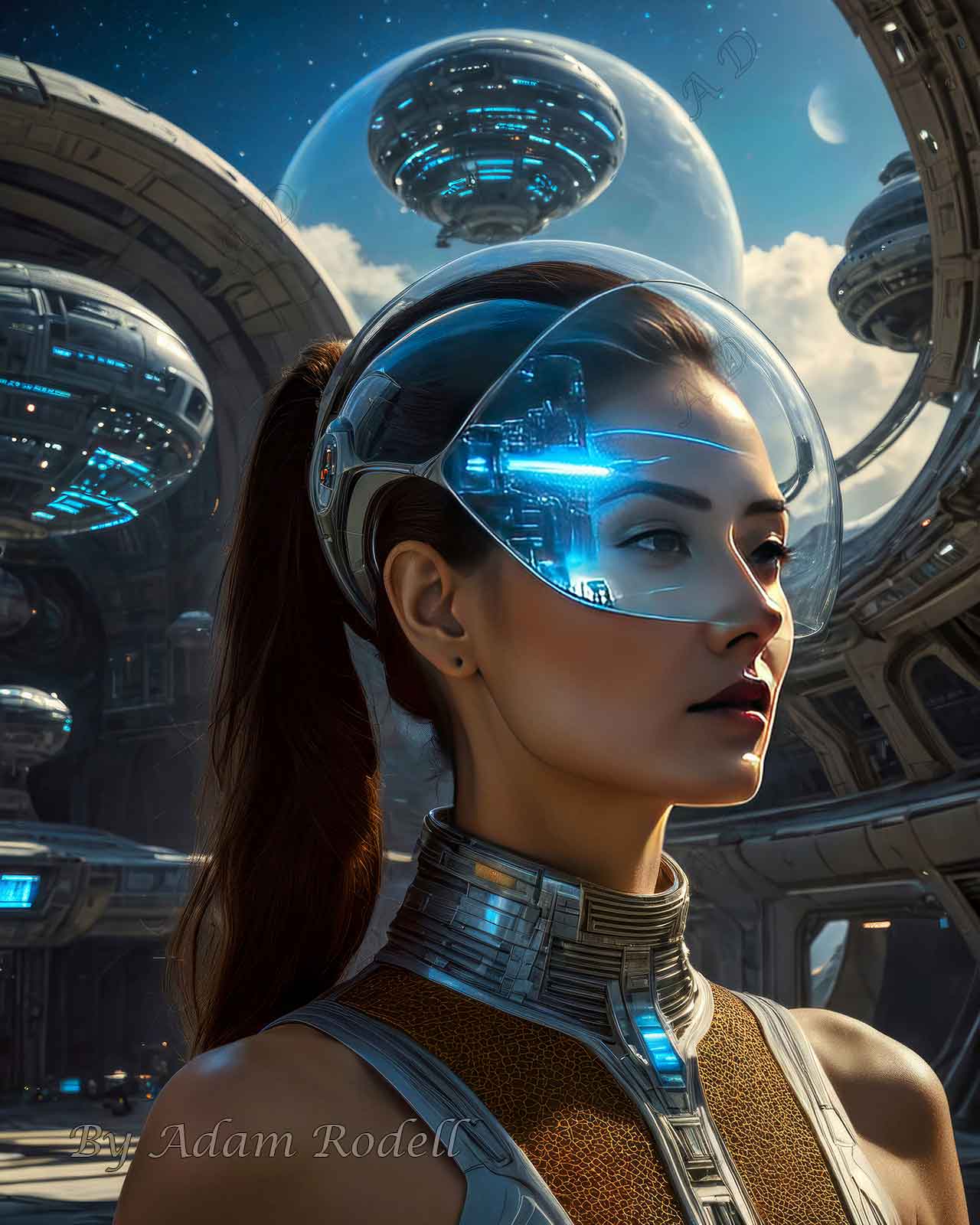 Sci-Fi PEOPLE and CREATURES. Art by Adam Rodell