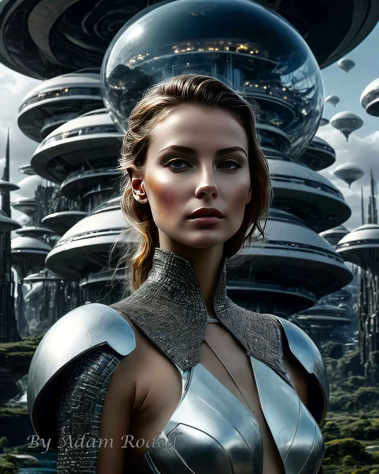 Sci-Fi PEOPLE and CREATURES. Art by Adam Rodell