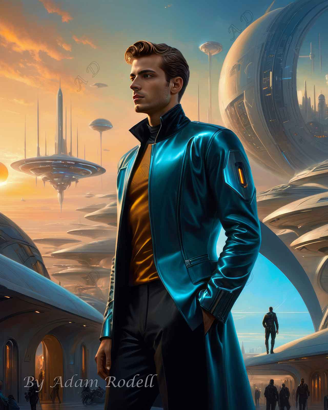 Sci-Fi PEOPLE and CREATURES. Art by Adam Rodell