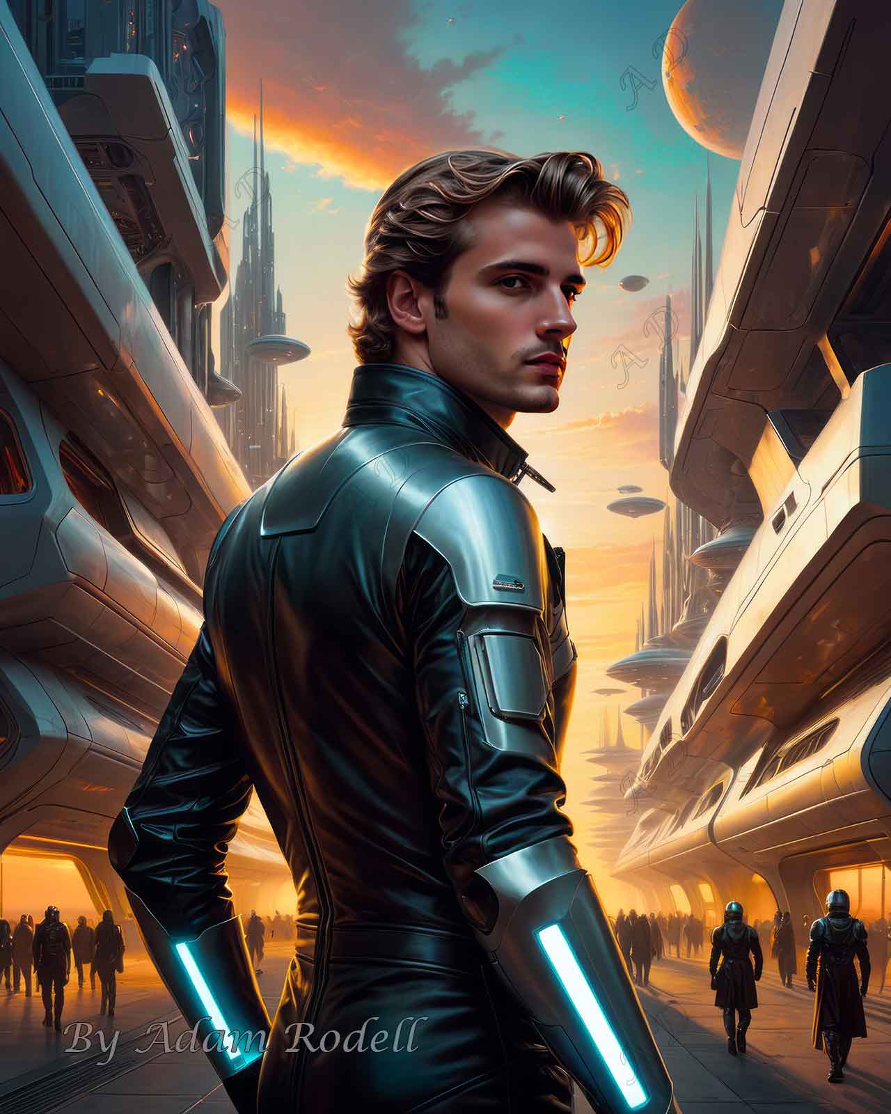Sci-Fi PEOPLE and CREATURES. Art by Adam Rodell