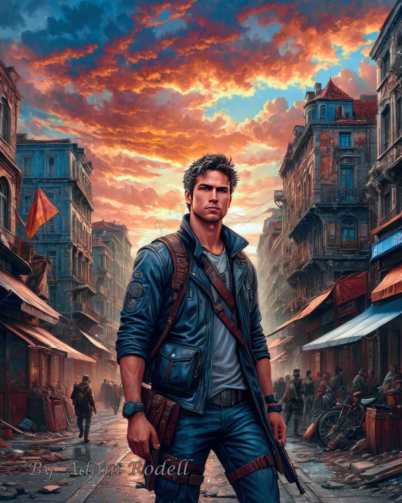 Sci-Fi PEOPLE and CREATURES. Art by Adam Rodell