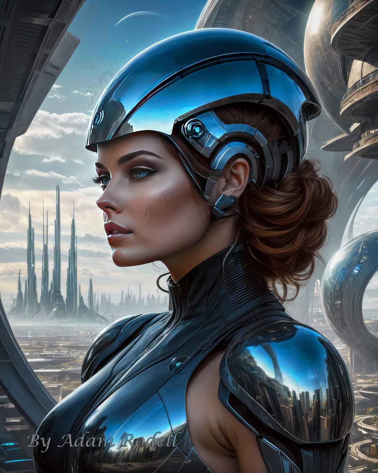 Sci-Fi PEOPLE and CREATURES. Art by Adam Rodell