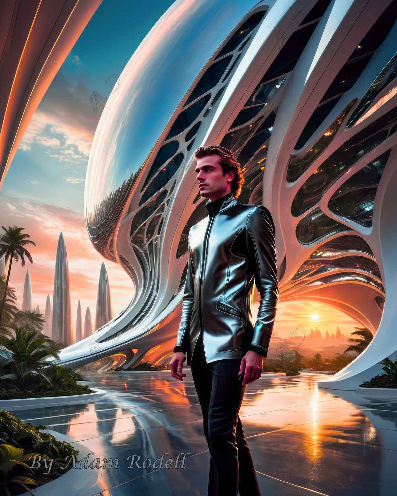 Sci-Fi PEOPLE and CREATURES. Art by Adam Rodell
