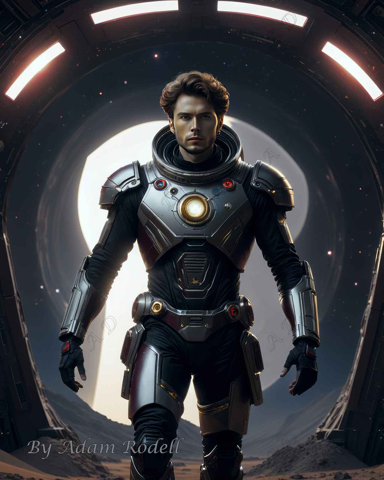 Sci-Fi PEOPLE and CREATURES. Art by Adam Rodell