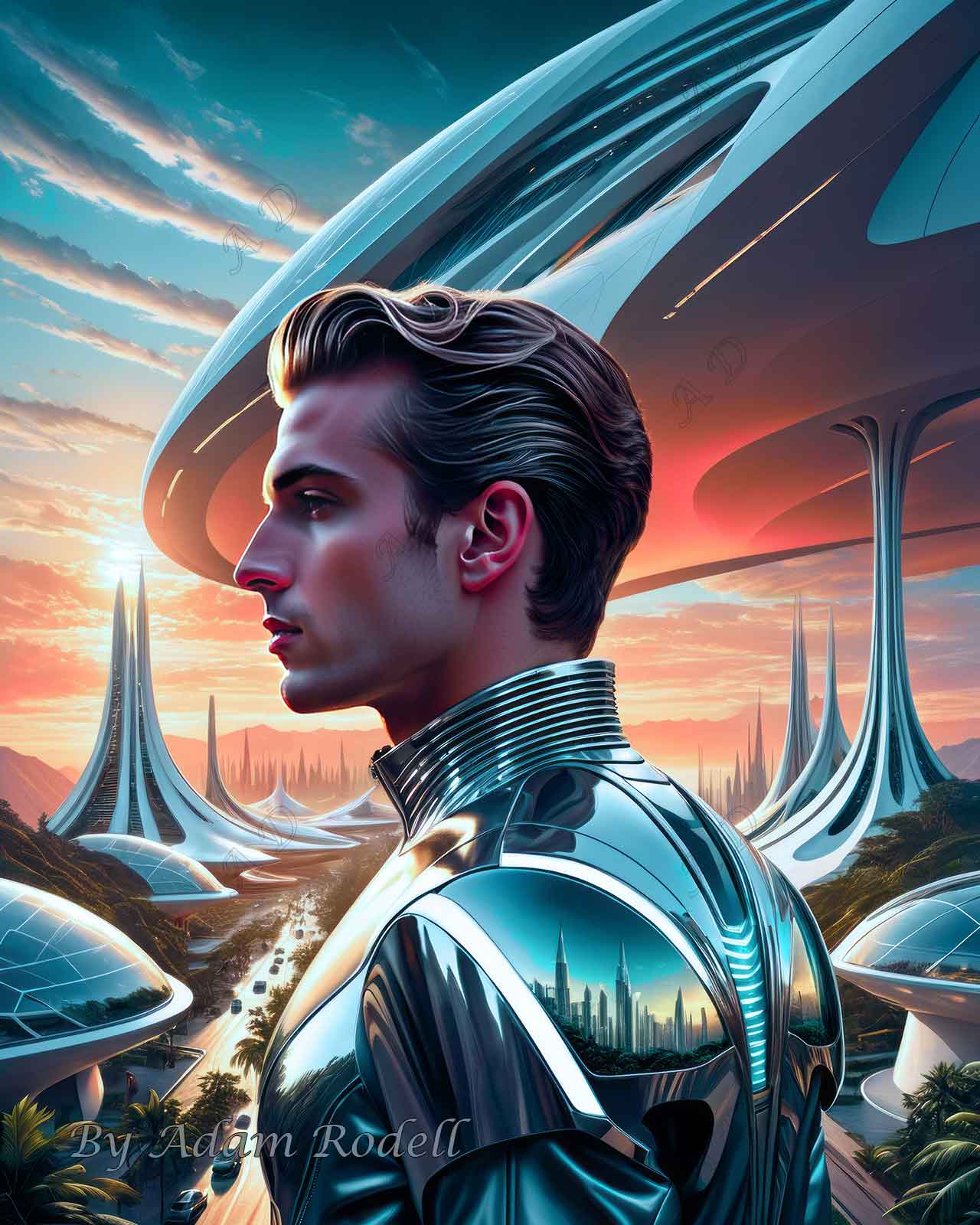 Sci-Fi PEOPLE and CREATURES. Art by Adam Rodell