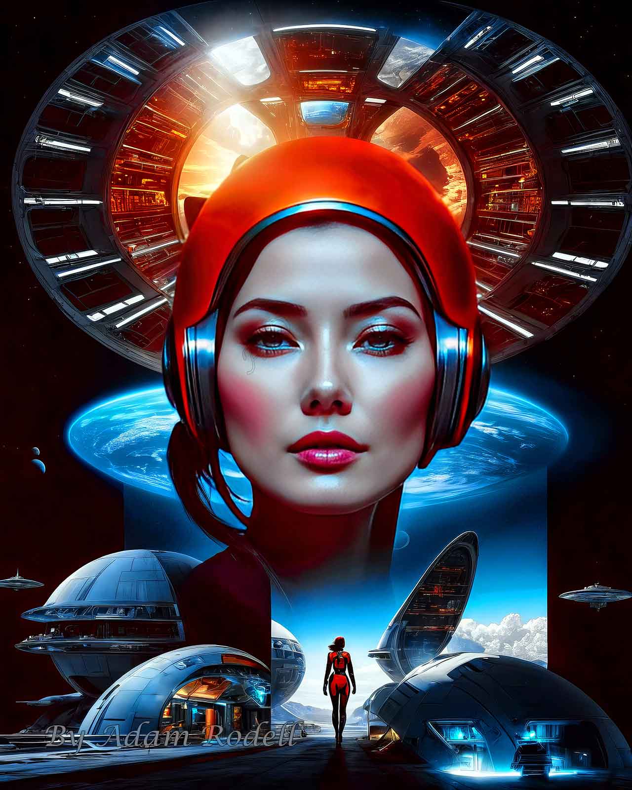 Sci-Fi PEOPLE and CREATURES. Art by Adam Rodell