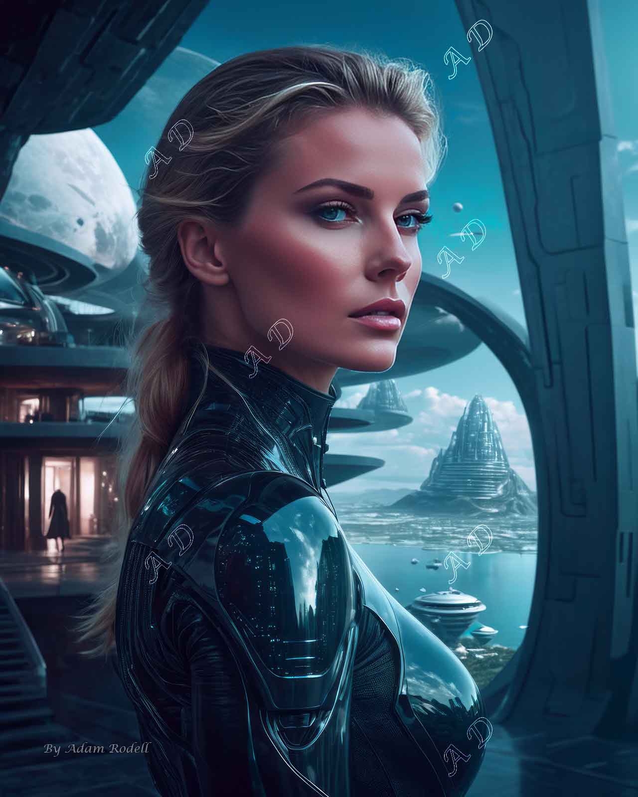 Sci-Fi PEOPLE and CREATURES. Art by Adam Rodell