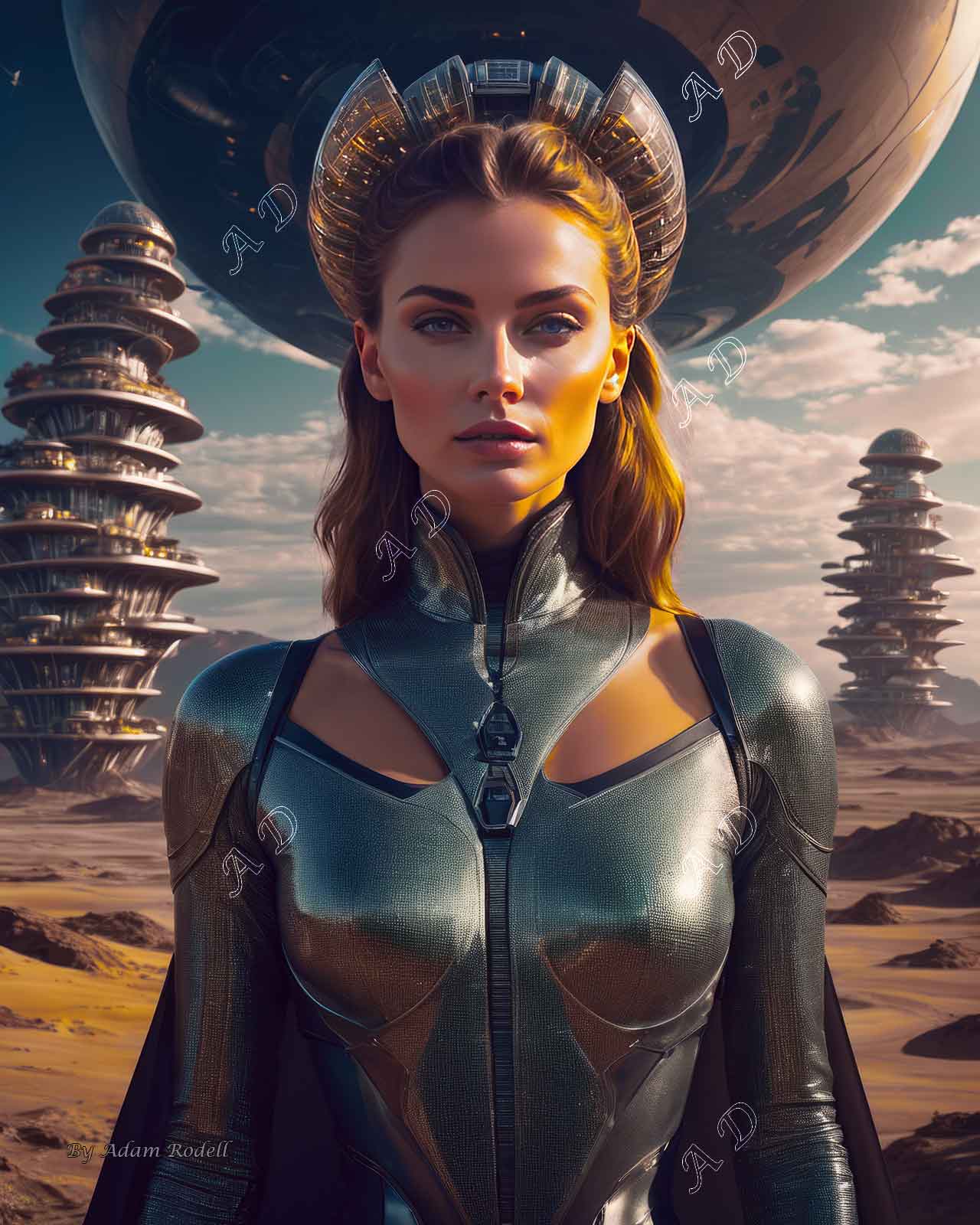 Sci-Fi PEOPLE and CREATURES. Art by Adam Rodell