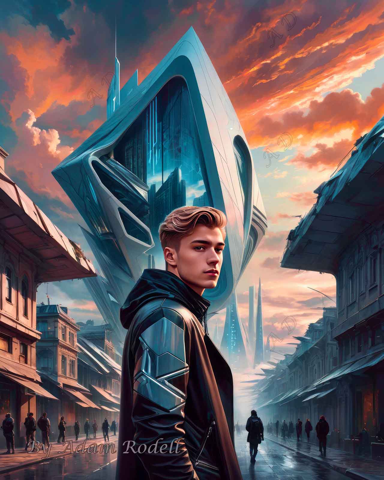 Sci-Fi PEOPLE and CREATURES. Art by Adam Rodell