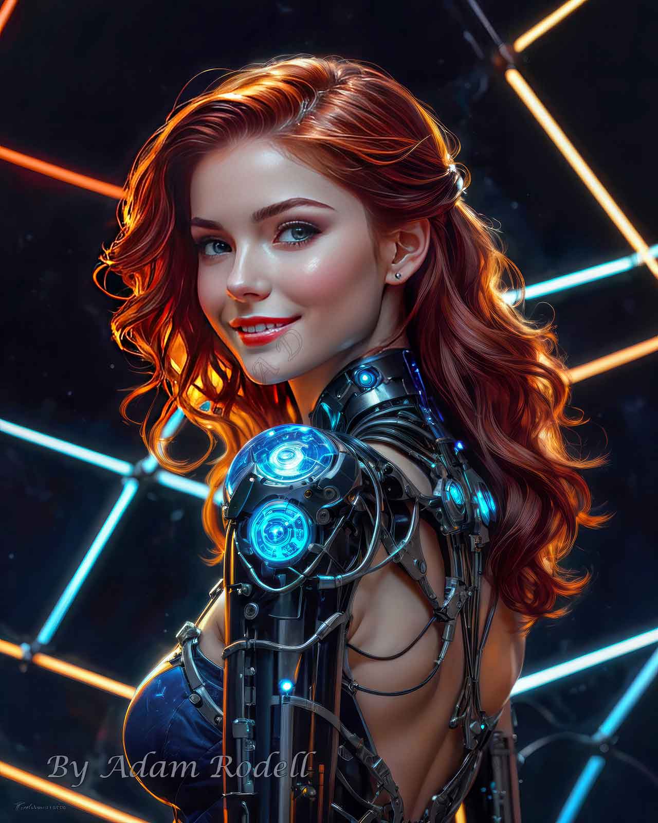Sci-Fi PEOPLE and CREATURES. Art by Adam Rodell
