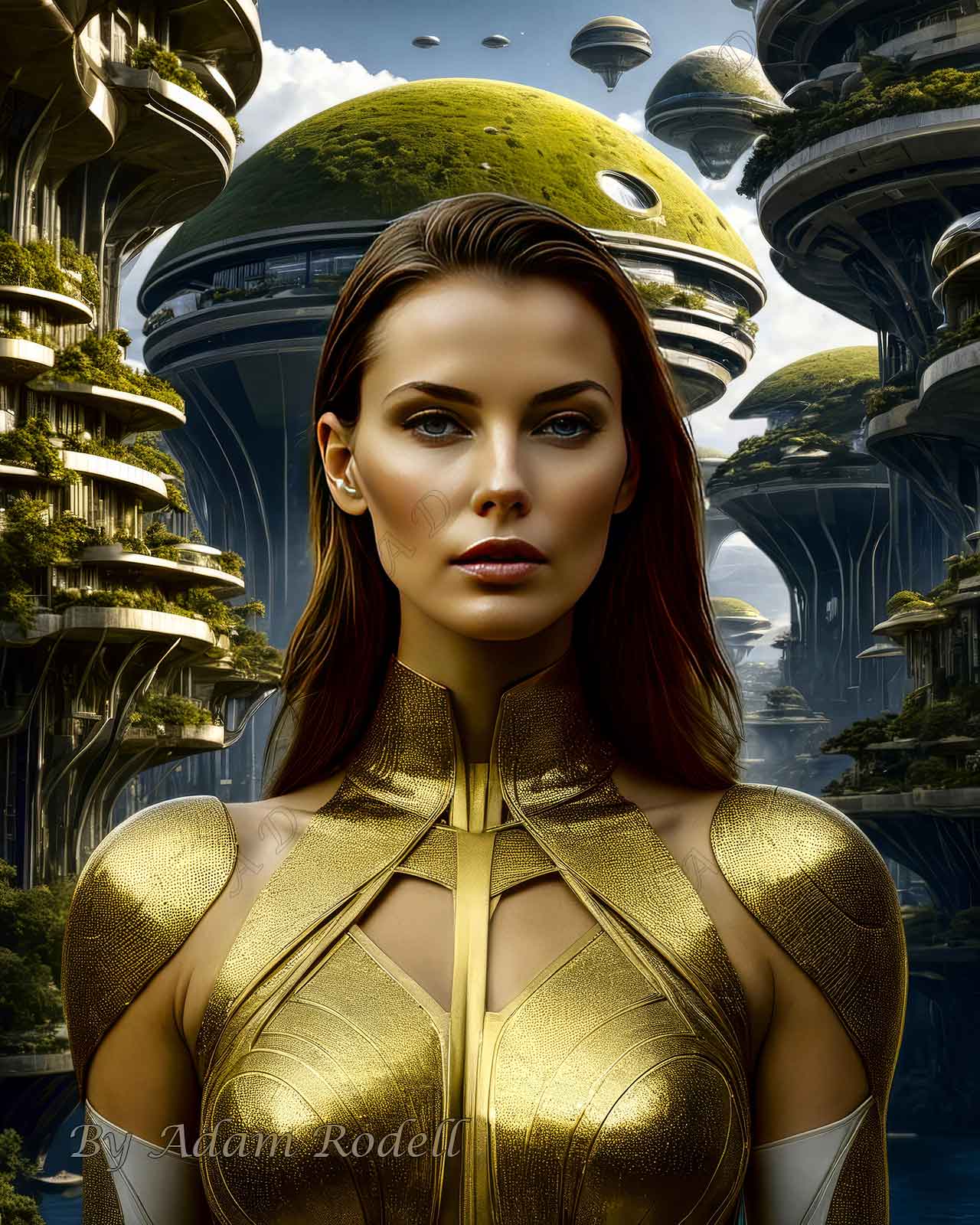 Sci-Fi PEOPLE and CREATURES. Art by Adam Rodell