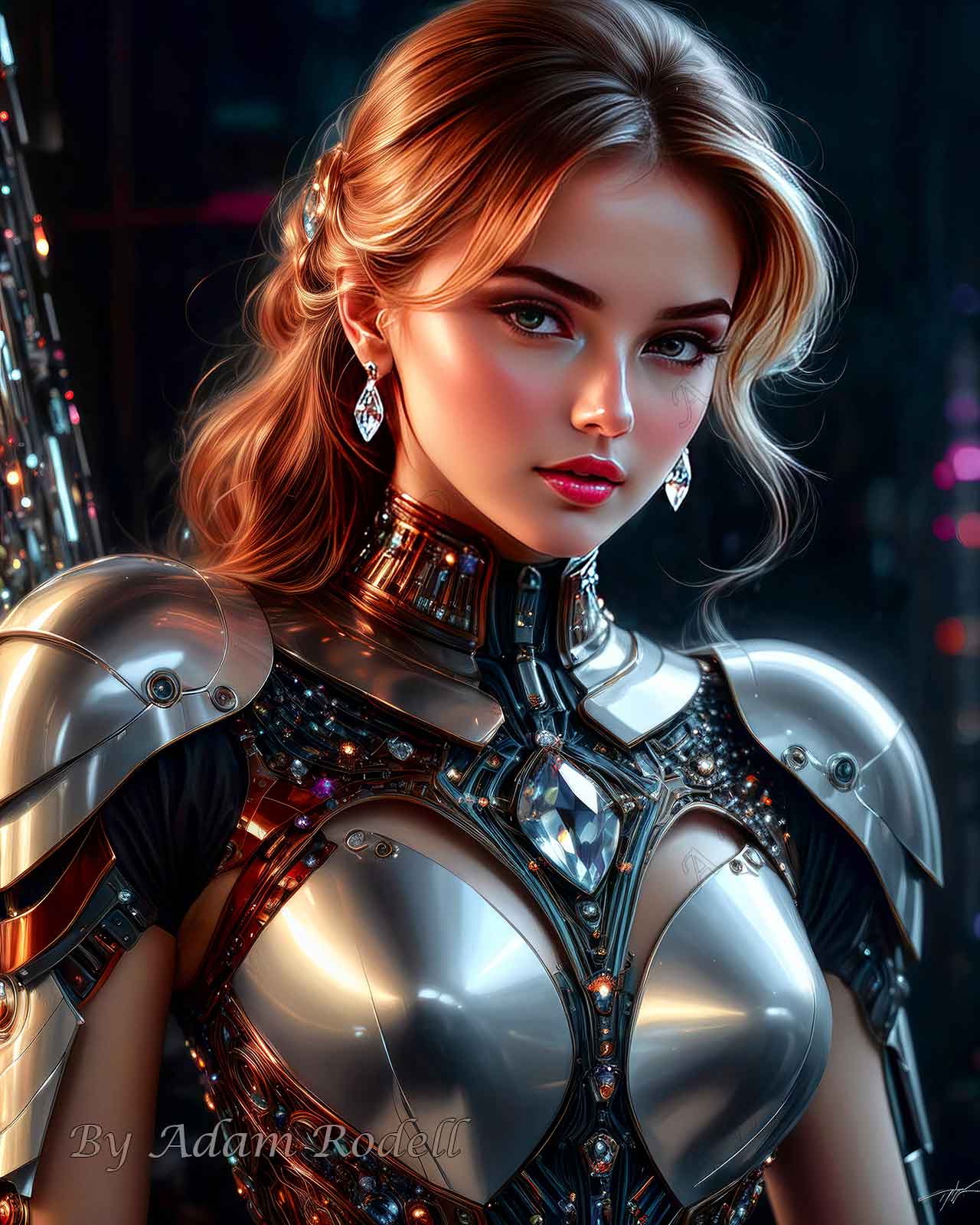 Sci-Fi PEOPLE and CREATURES. Art by Adam Rodell