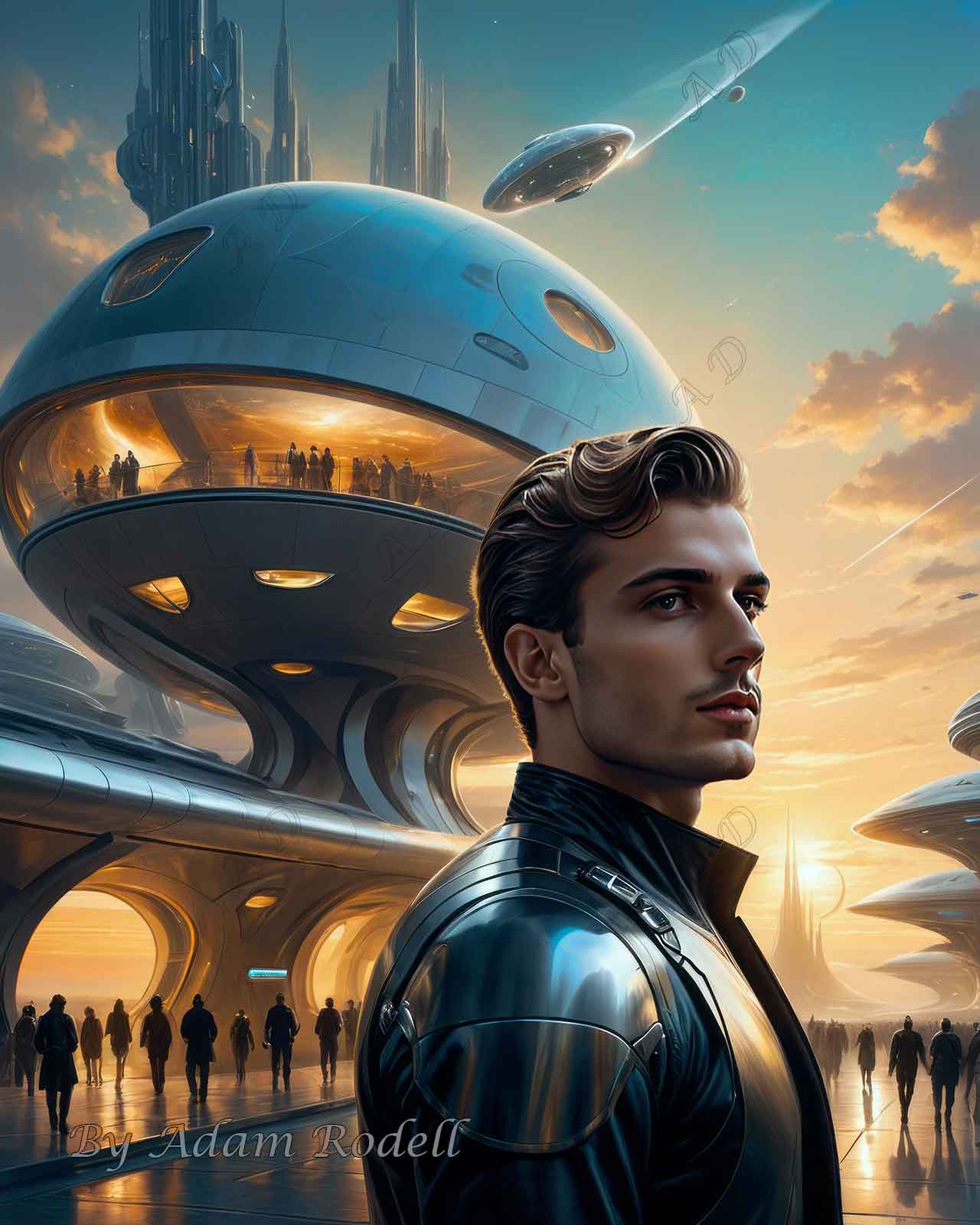 Sci-Fi PEOPLE and CREATURES. Art by Adam Rodell