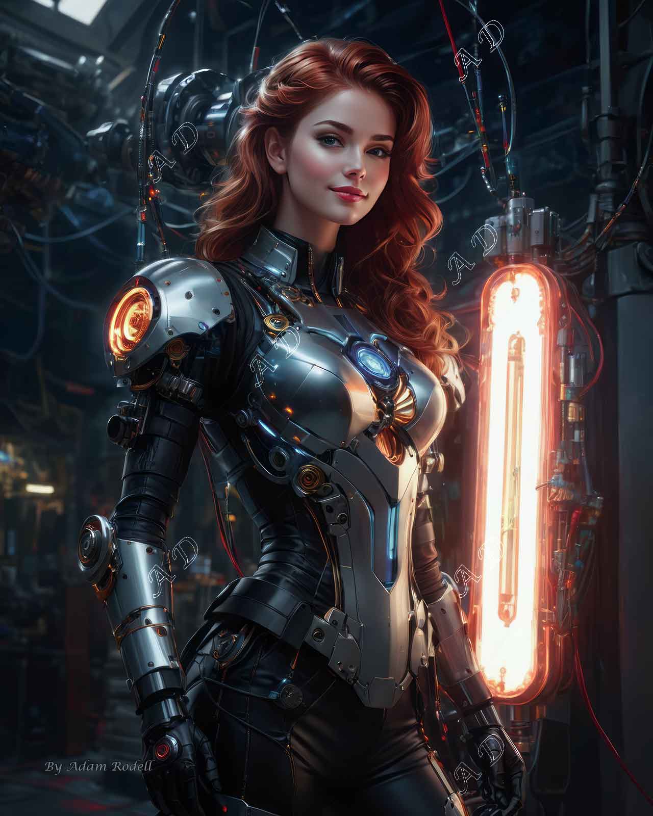 Sci-Fi PEOPLE and CREATURES. Art by Adam Rodell