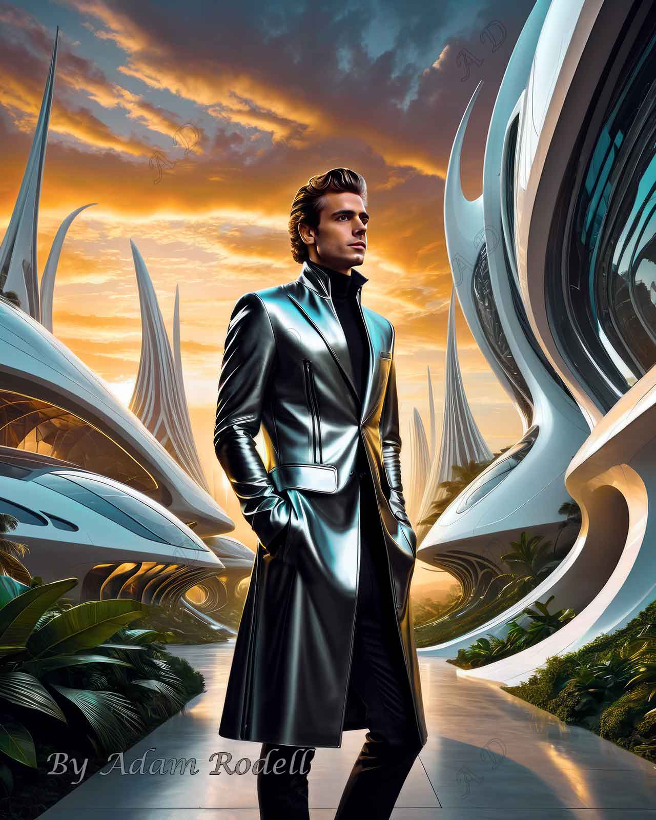 Sci-Fi PEOPLE and CREATURES. Art by Adam Rodell