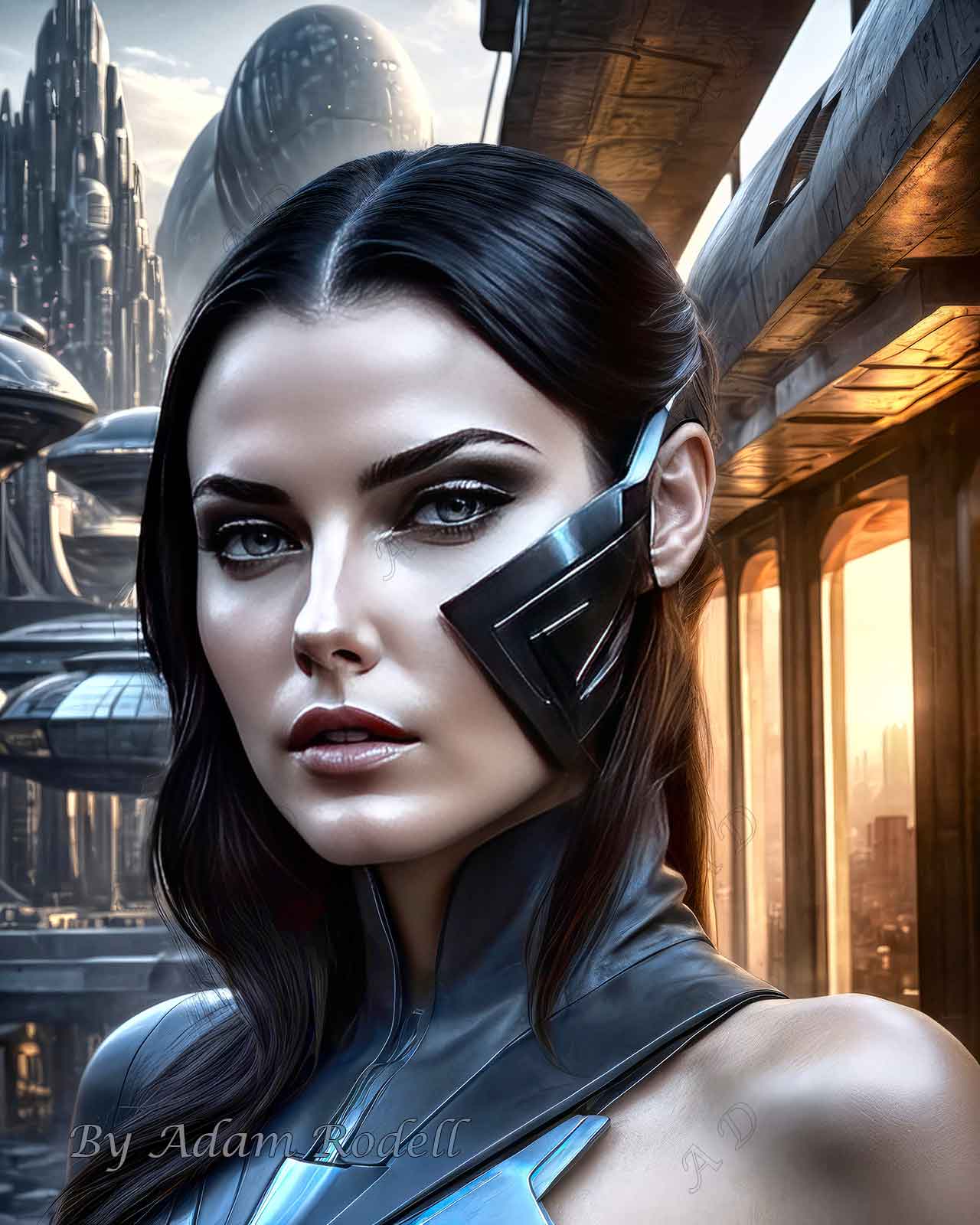 Sci-Fi PEOPLE and CREATURES. Art by Adam Rodell