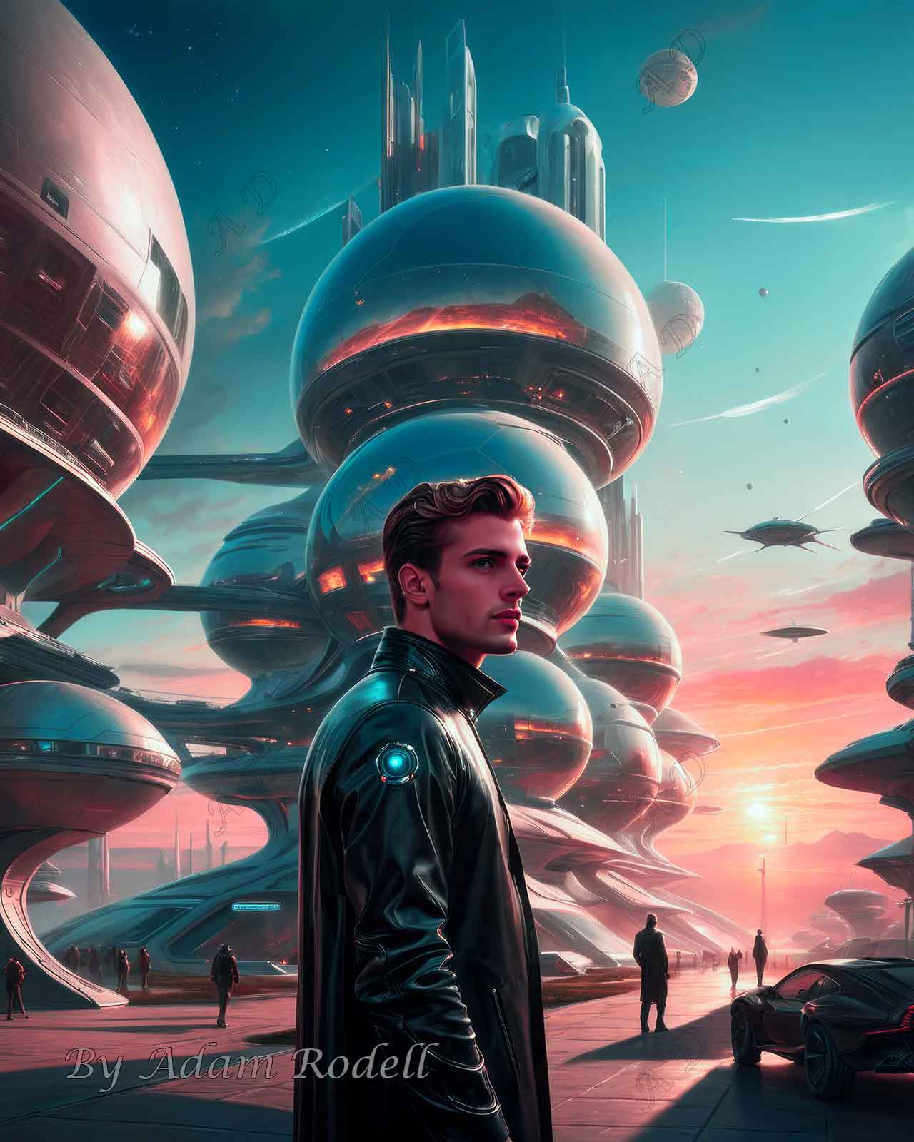 Sci-Fi PEOPLE and CREATURES. Art by Adam Rodell