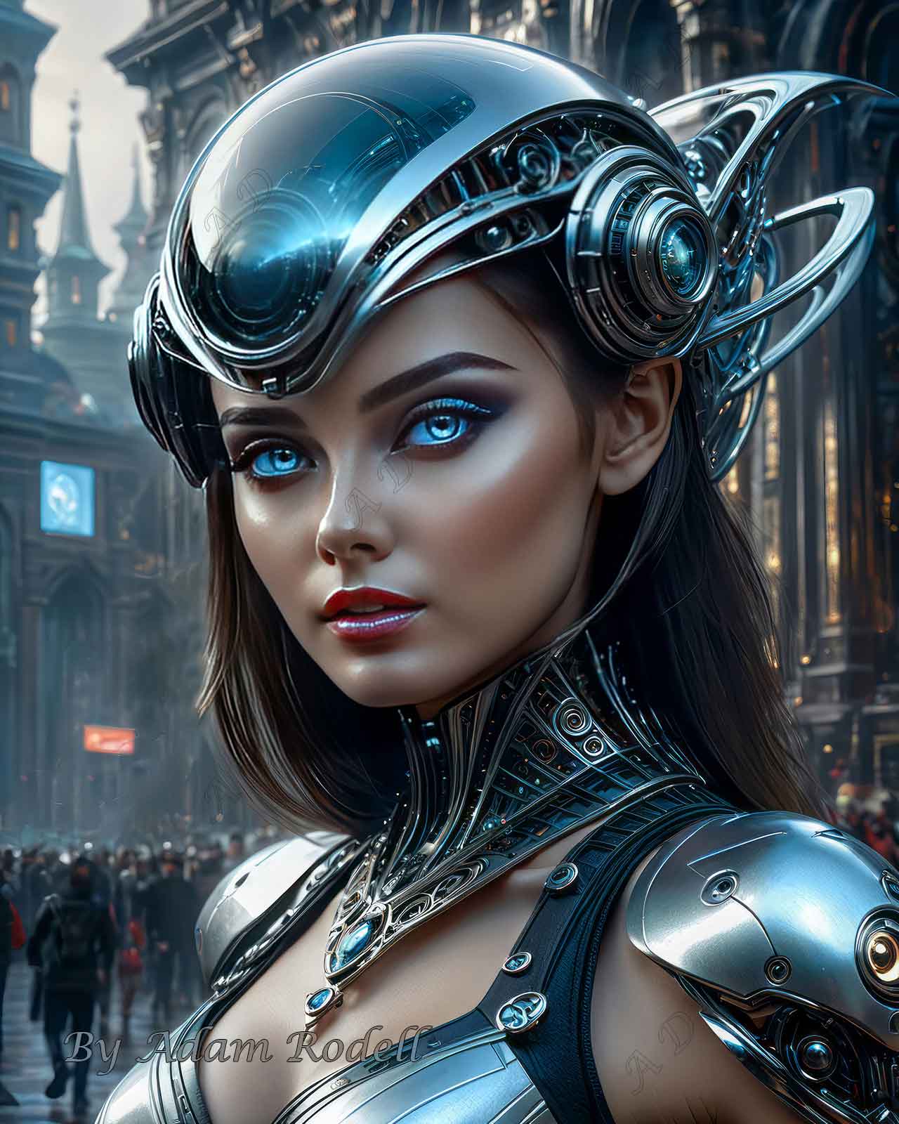 Sci-Fi PEOPLE and CREATURES. Art by Adam Rodell