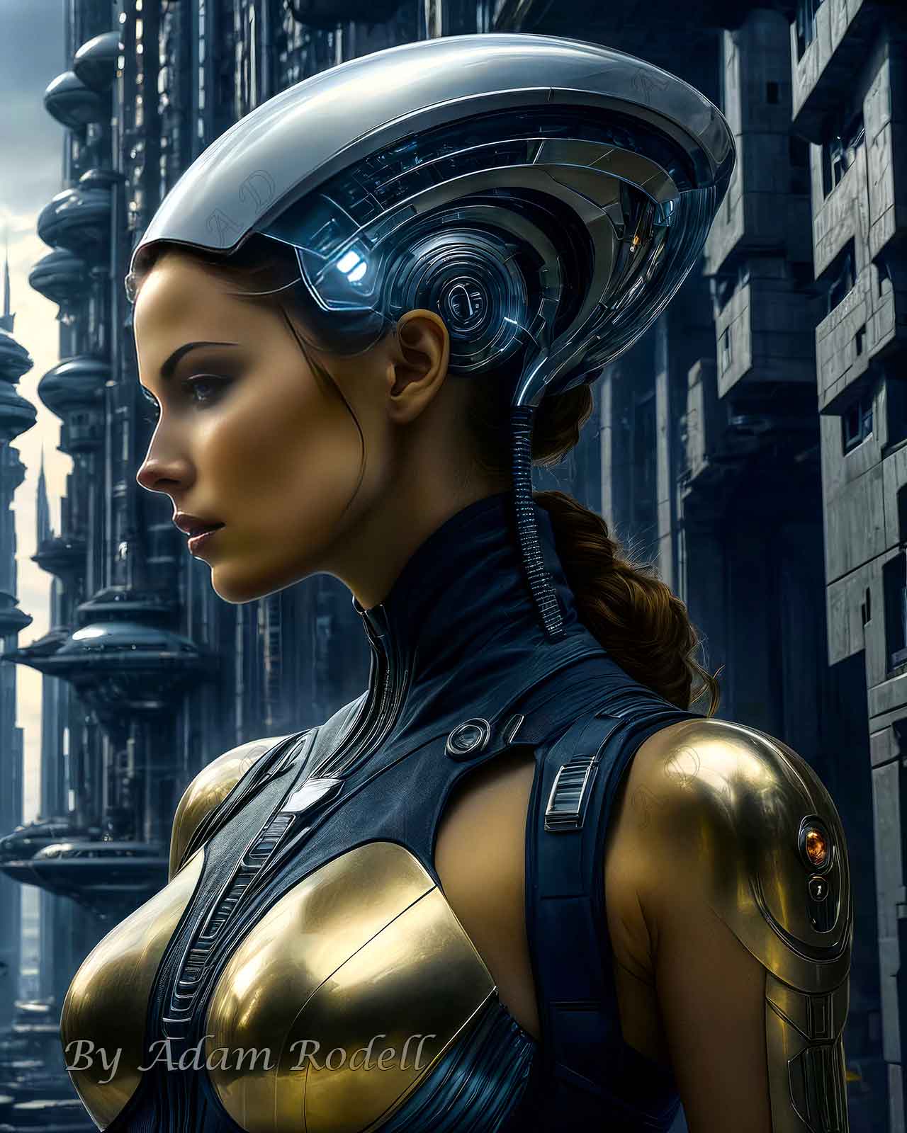 Sci-Fi PEOPLE and CREATURES. Art by Adam Rodell