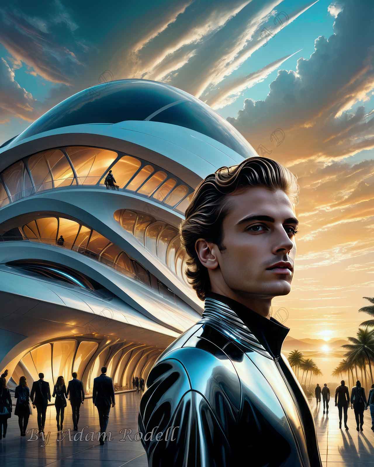 Sci-Fi PEOPLE and CREATURES. Art by Adam Rodell