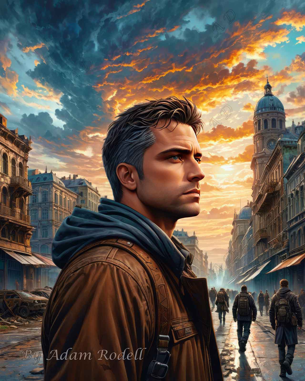 Sci-Fi PEOPLE and CREATURES. Art by Adam Rodell